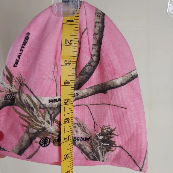 Realtree Woman's Ski Cap Pink Cammo - Picture 6 of 8